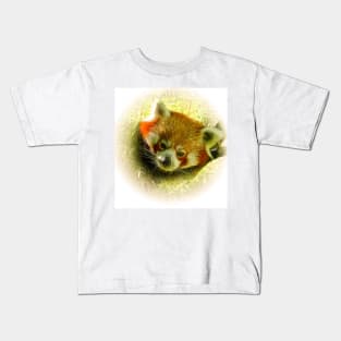 Red panda Kids T-Shirt